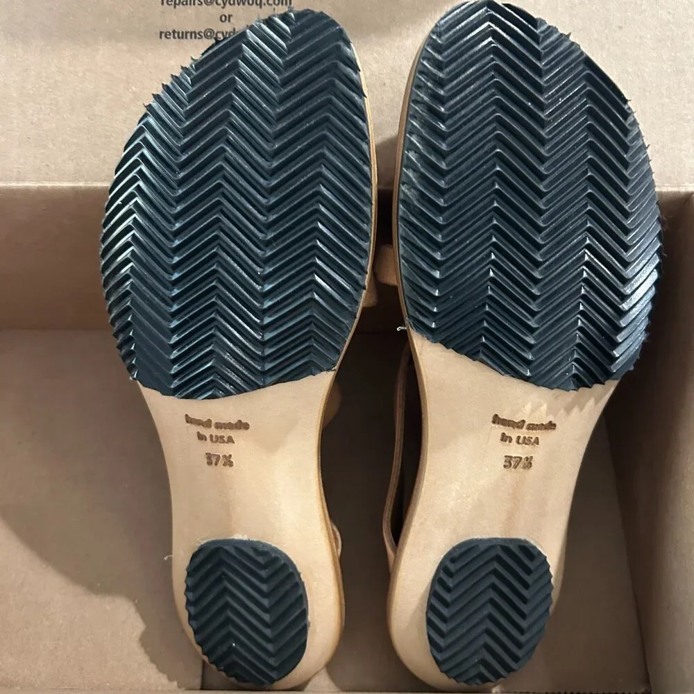 CYDWOQ Feline Womens Sandal, gold, 37.5 - Picture 3 of 8